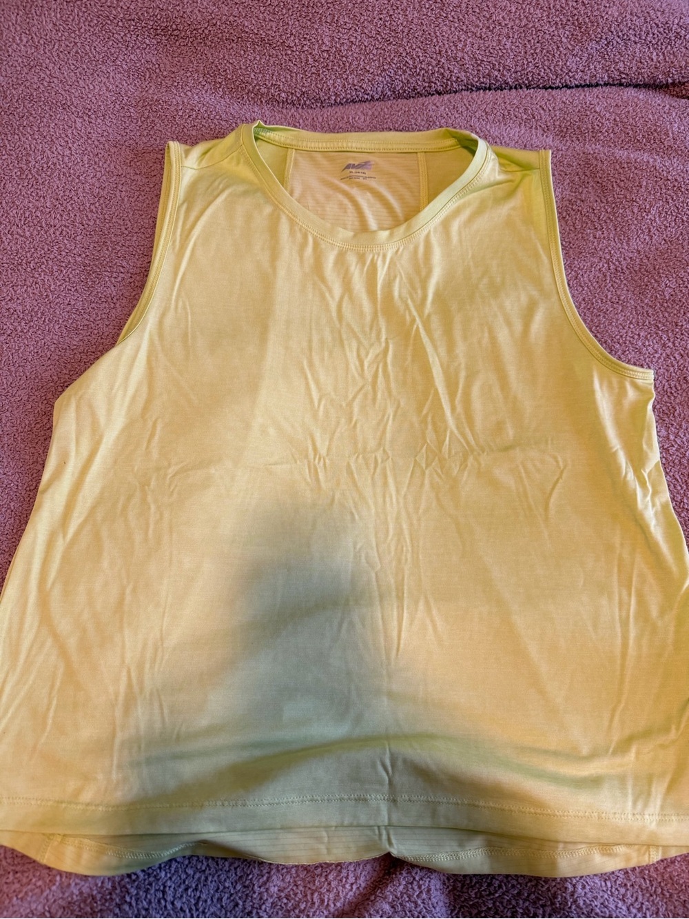 Avia Women’s XL Lime Green Sleeveless Athletic Workout Tank Top